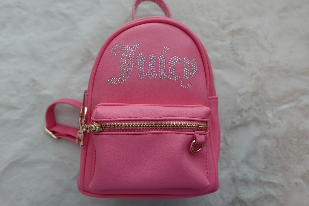 NWT Juicy Couture Mini Spender Rhinestone Mini Backpack